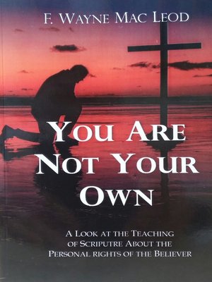 cover image of You Are Not Your Own